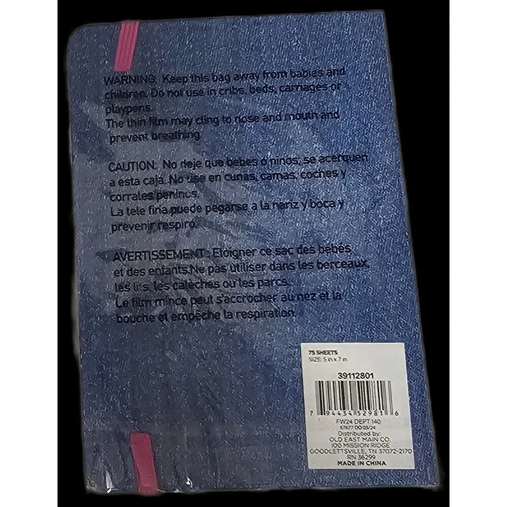 NEW Hardcover Denim look Journal 
